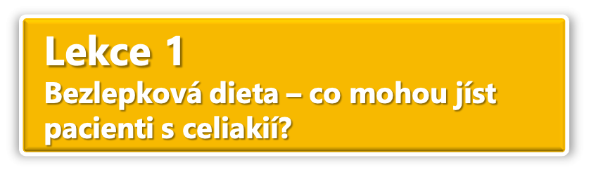 Lesson 1 The Gluten-free Diet What can Patient with Celiac Disease Eat?